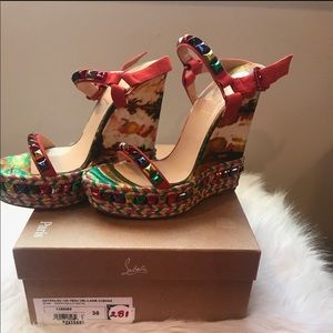 Christian Louboutins wedged